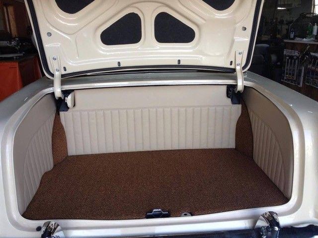 Trunk lined and finished
