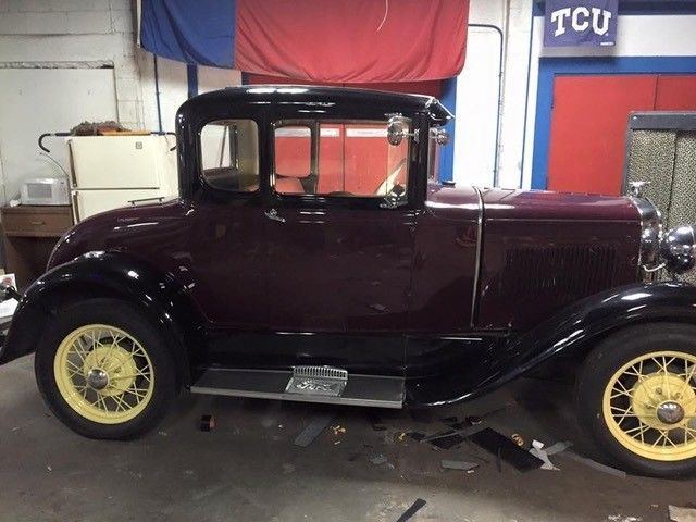 Pre-war coupe on the shop floor